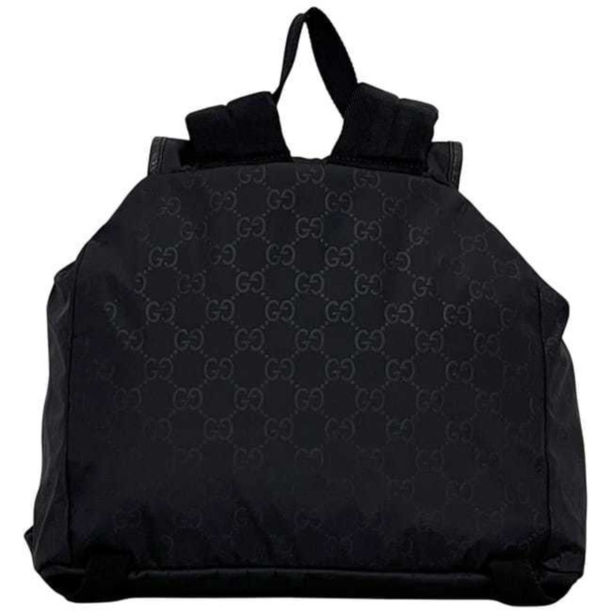 Gucci Black Nylon Backpack (Pre-Owned)