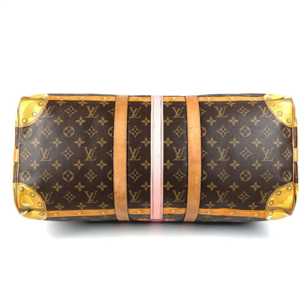 Louis Vuitton Monogram Brown Pink Monogram Boston Bag Shoulder Bag