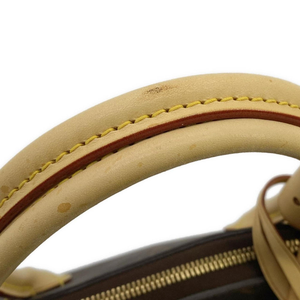 Louis Vuitton Marron Coated Canvas Handbag