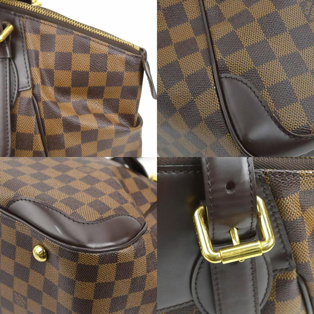 Louis Vuitton Damier Canvas Ebene Damier Canvas Shoulder Bag