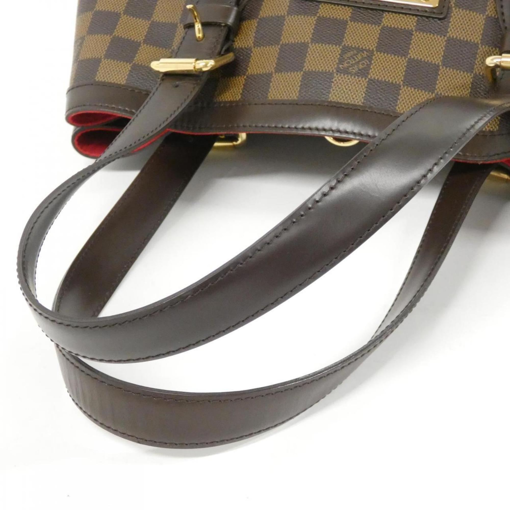 Louis Vuitton Damier Ebene Coated Canvas Handbag