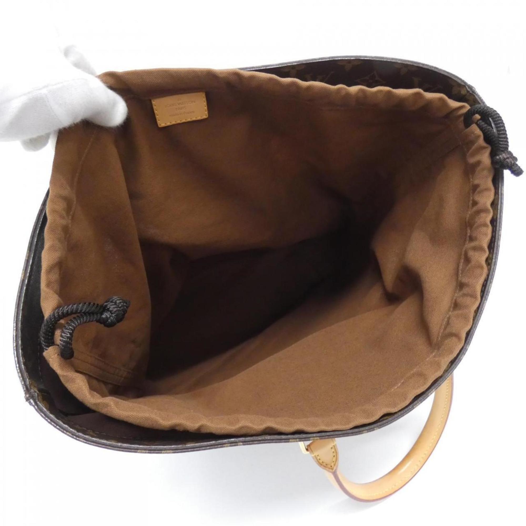 Louis Vuitton Marron Coated Canvas Handbag