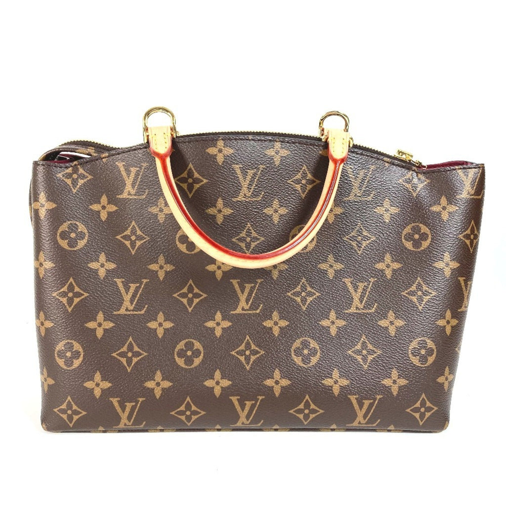 Louis Vuitton Brown Monogram Canvas Handbag Shoulder Bag Tote Bag
