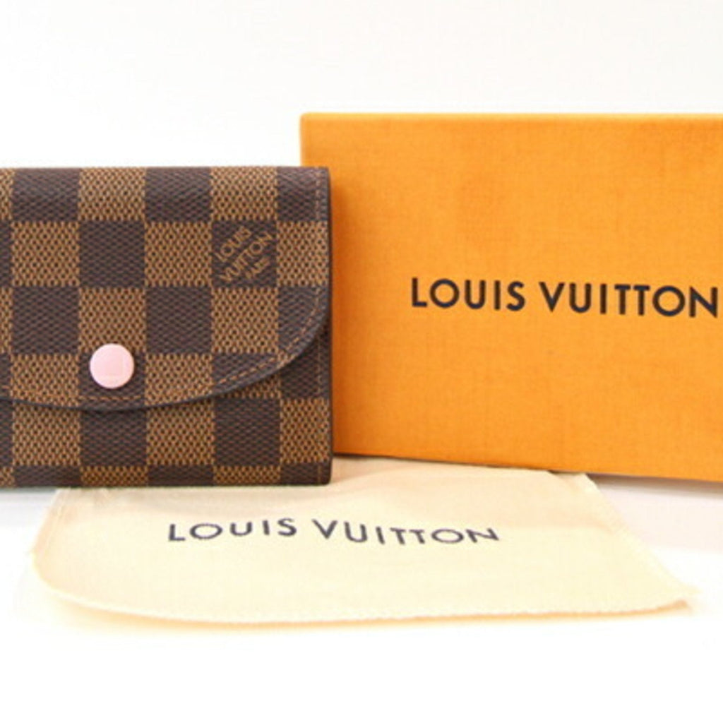 Louis Vuitton Damier Canvas Rose Ballerine Coin Purse/Coin Case