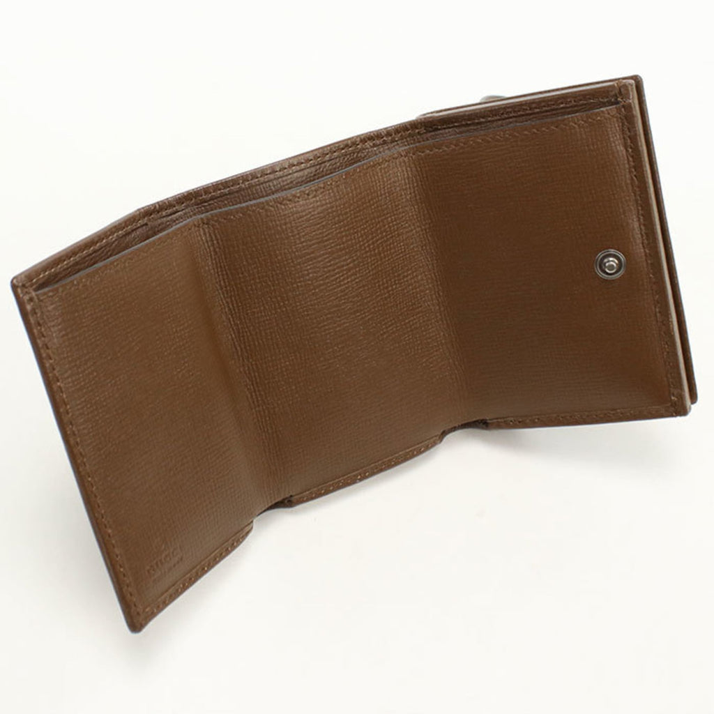 Gucci Beige Gg Canvas Wallet (Tri-Fold) (Pre-Owned)