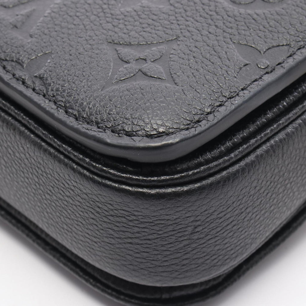 Louis Vuitton Black Noir Monogram Empreinte Handbag