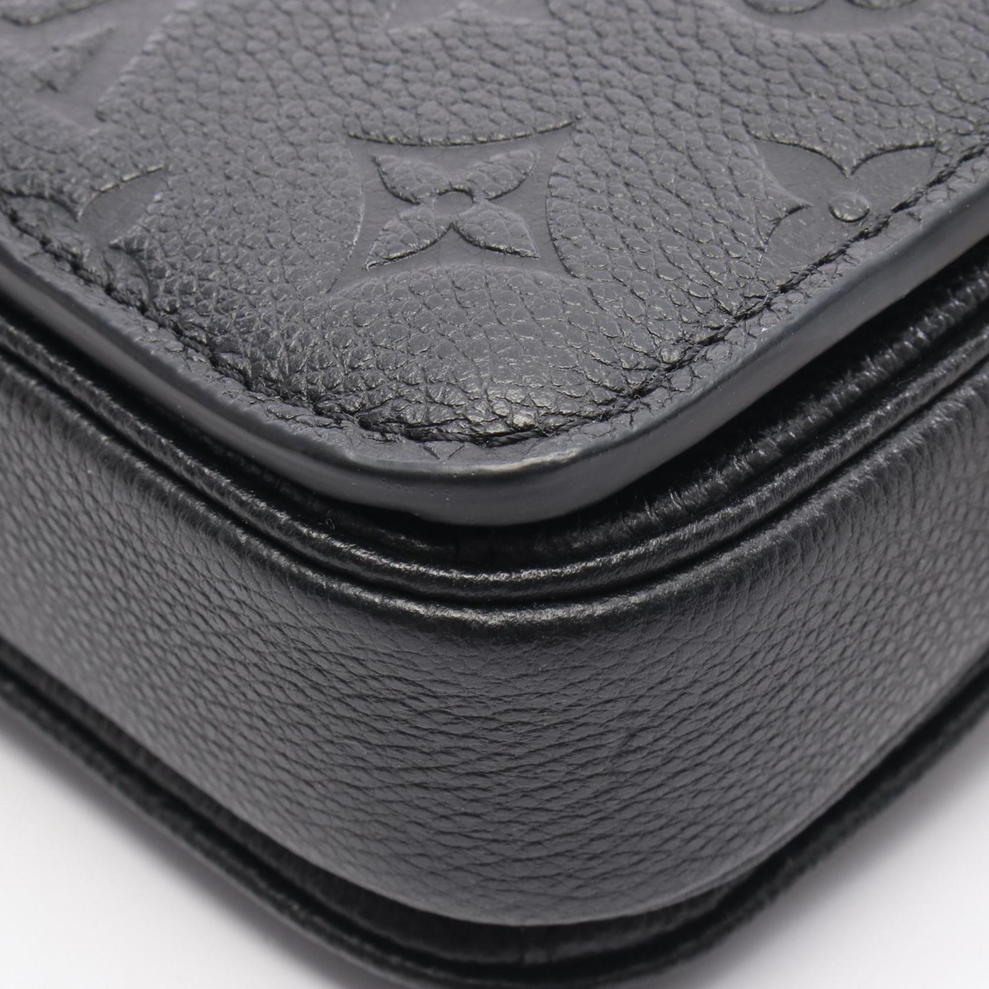 Louis Vuitton Black Noir Monogram Empreinte Handbag