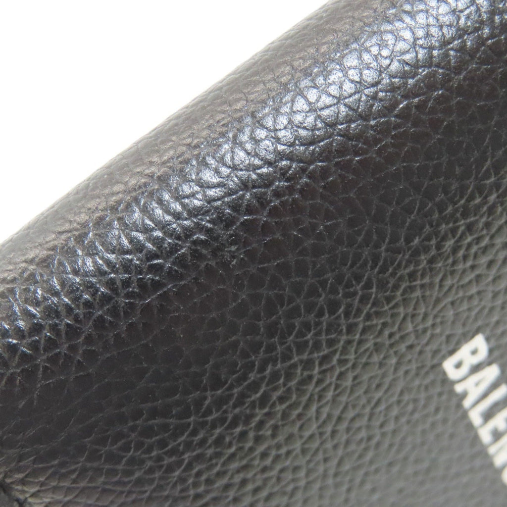 Balenciaga Black Leather Wallet (Bi-Fold)