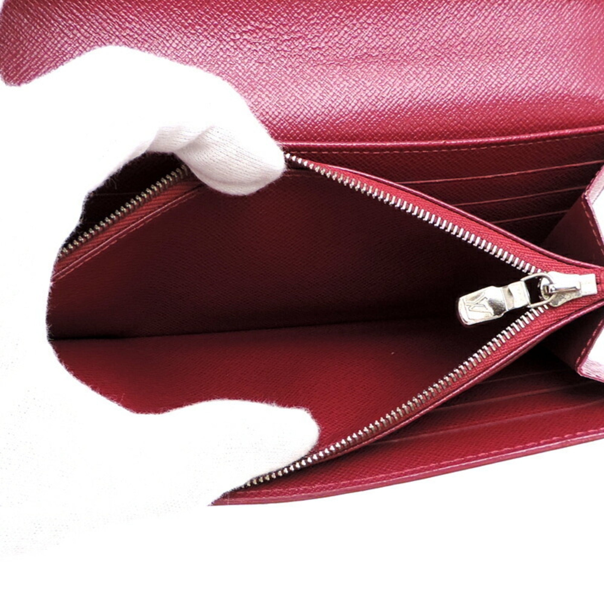 Louis Vuitton Fuchsia Pink Pink Epi Leather Long Wallet
