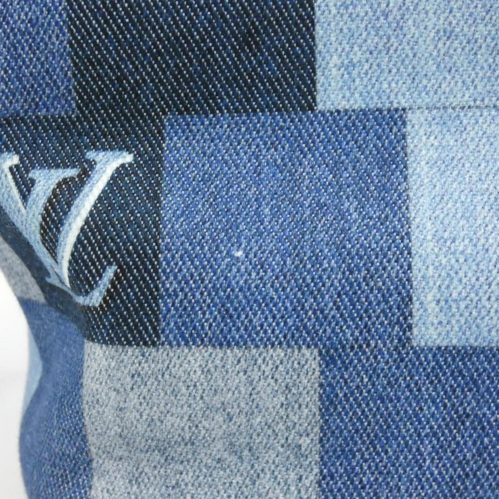 Louis Vuitton Blue Canvas Handbag
