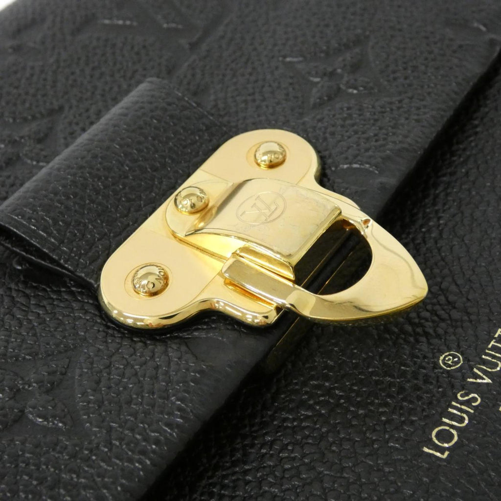 Louis Vuitton Black Leather Shoulder Bag