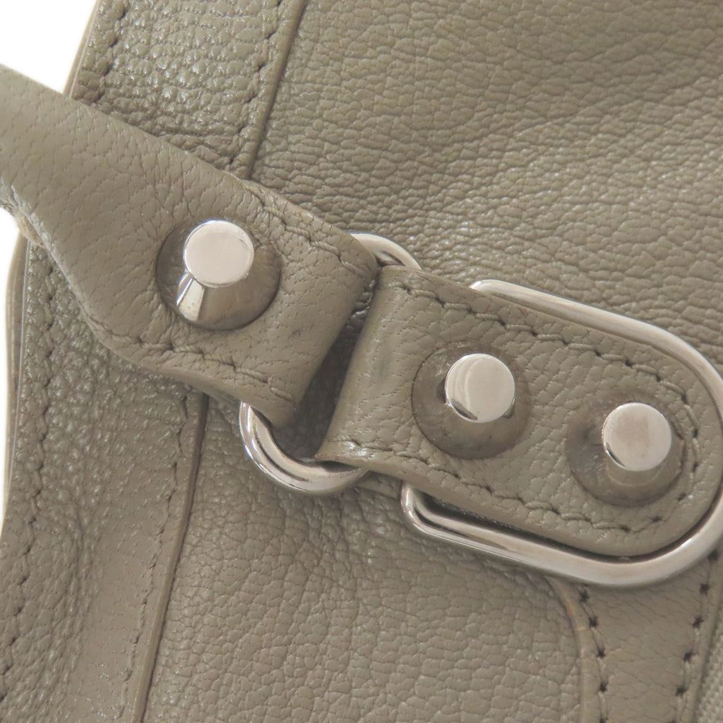 Balenciaga Gray Leather Hand