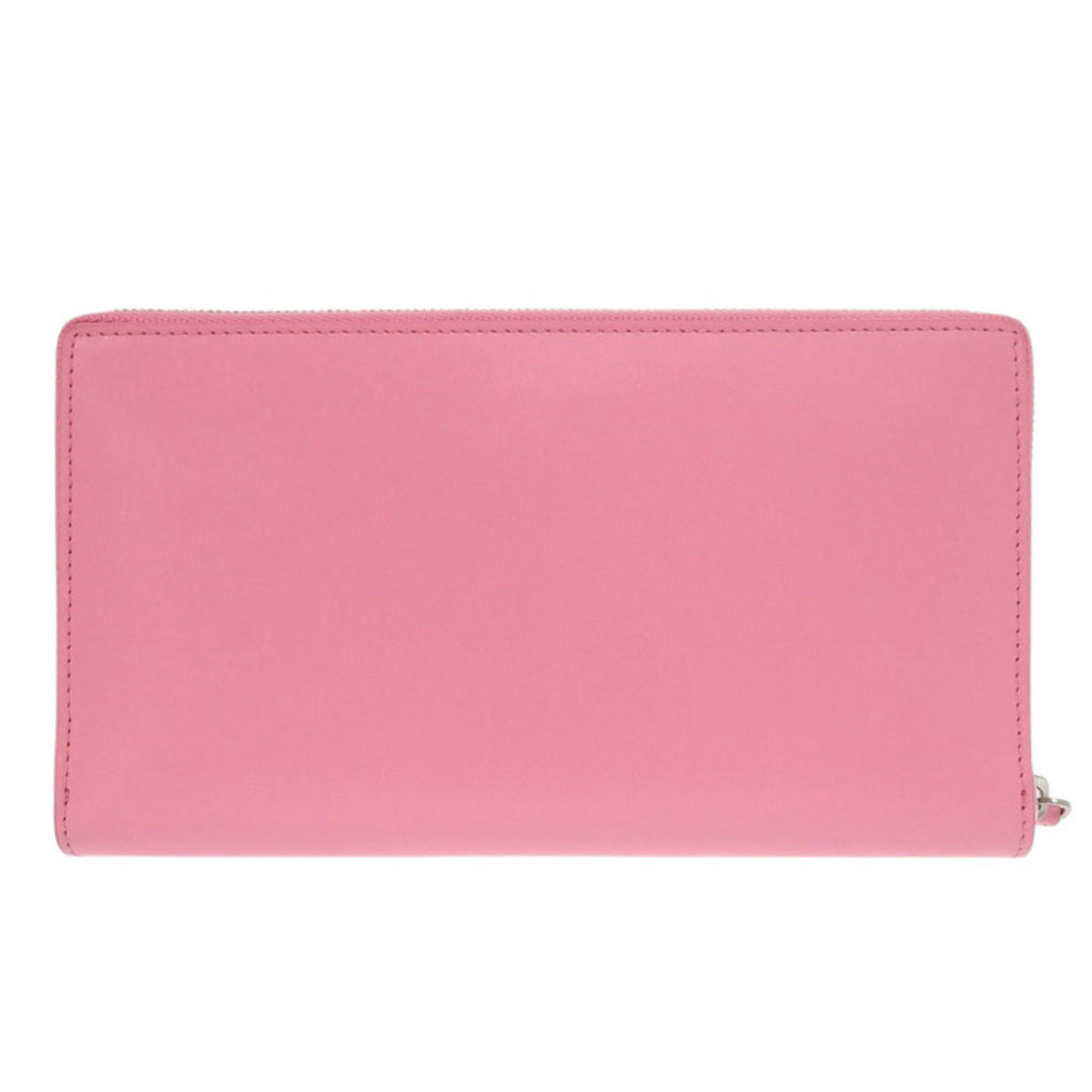 Balenciaga Pink Leather Long Wallet (Bi-Fold)