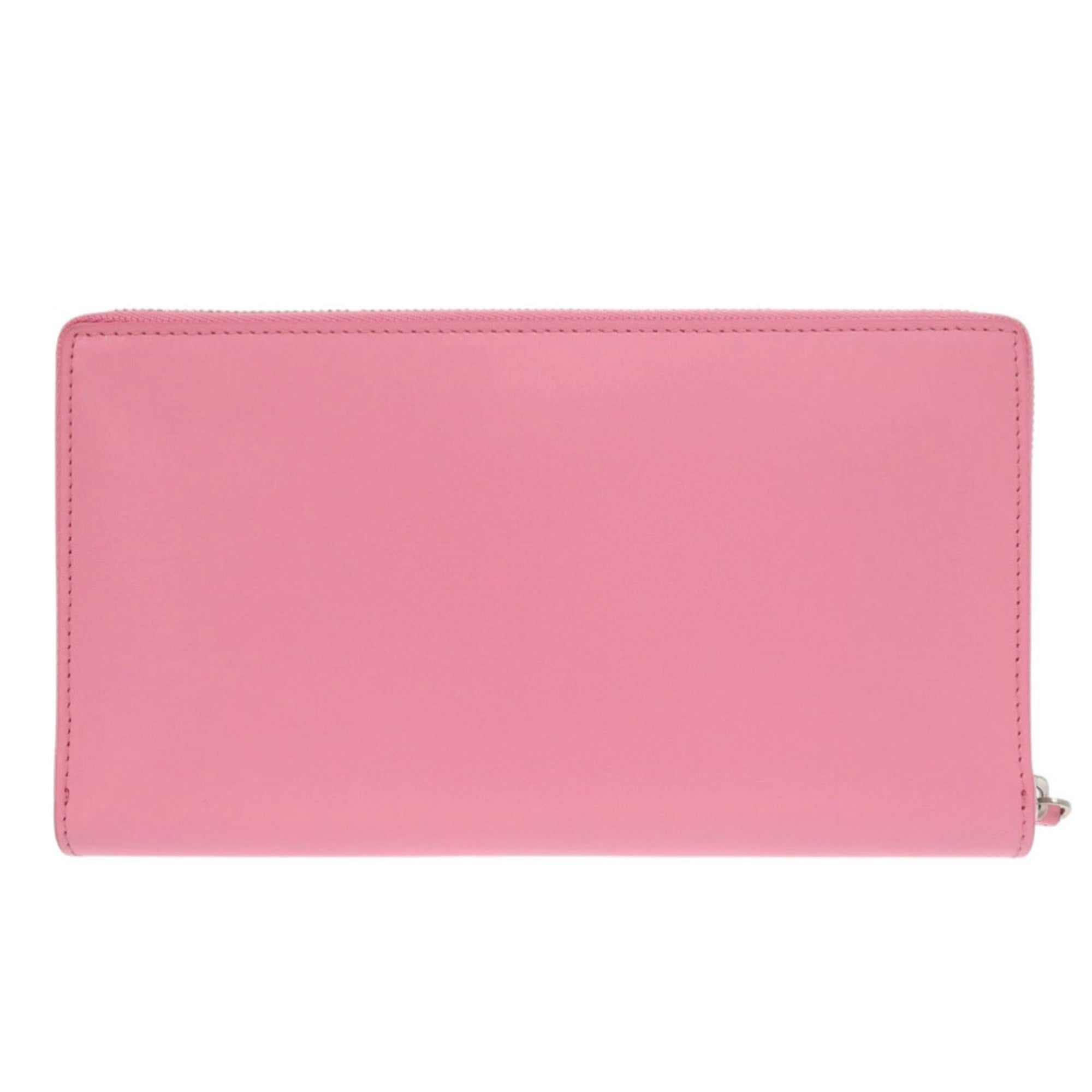 Balenciaga Pink Leather Long Wallet (Bi-Fold)