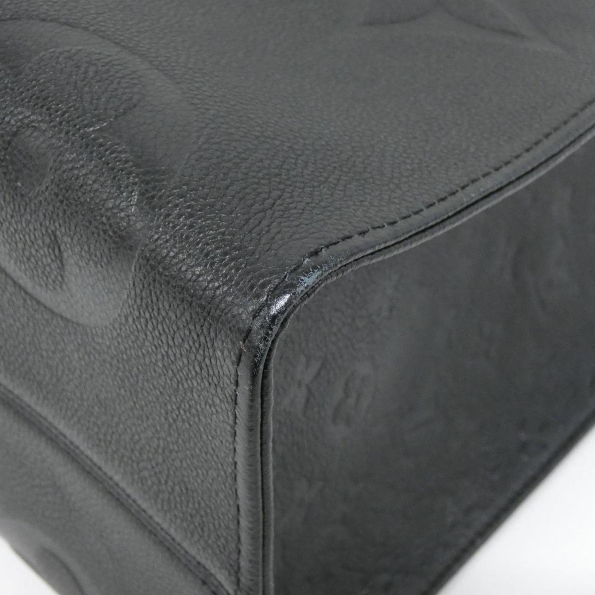 Louis Vuitton Black Leather Handbag