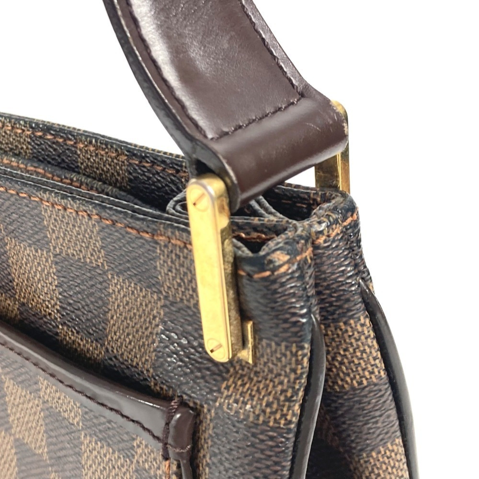 Louis Vuitton Brown Ebene Damier Canvas Shoulder Bag