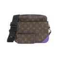 Louis Vuitton Dark Brown Marron Coated Canvas Shoulder Bag