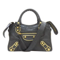 Balenciaga Black Leather Hand