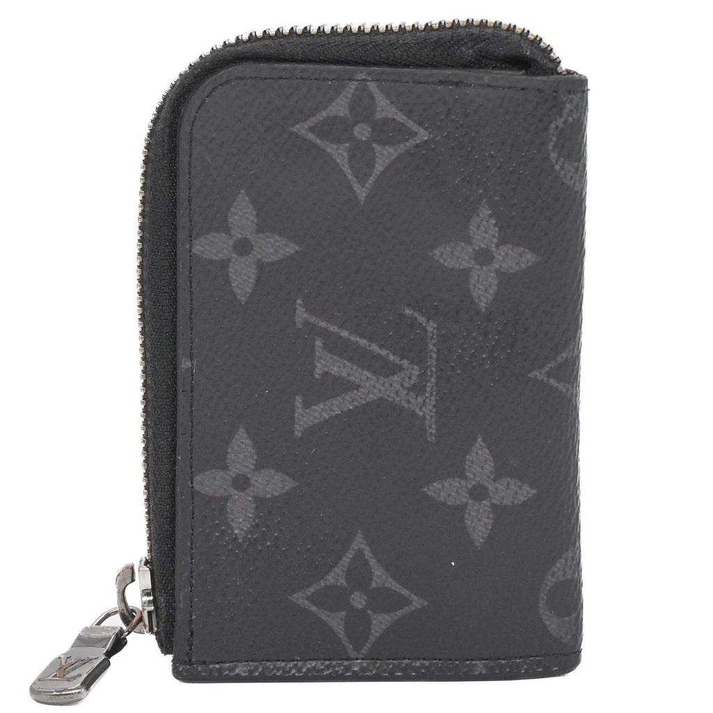 Louis Vuitton Black Monogram Eclipse Monogram Eclipse Coin Purse/Coin Case