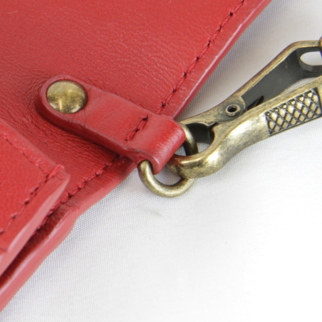Bottega Veneta Intrecciato Red Color Leather Shoulder Bag