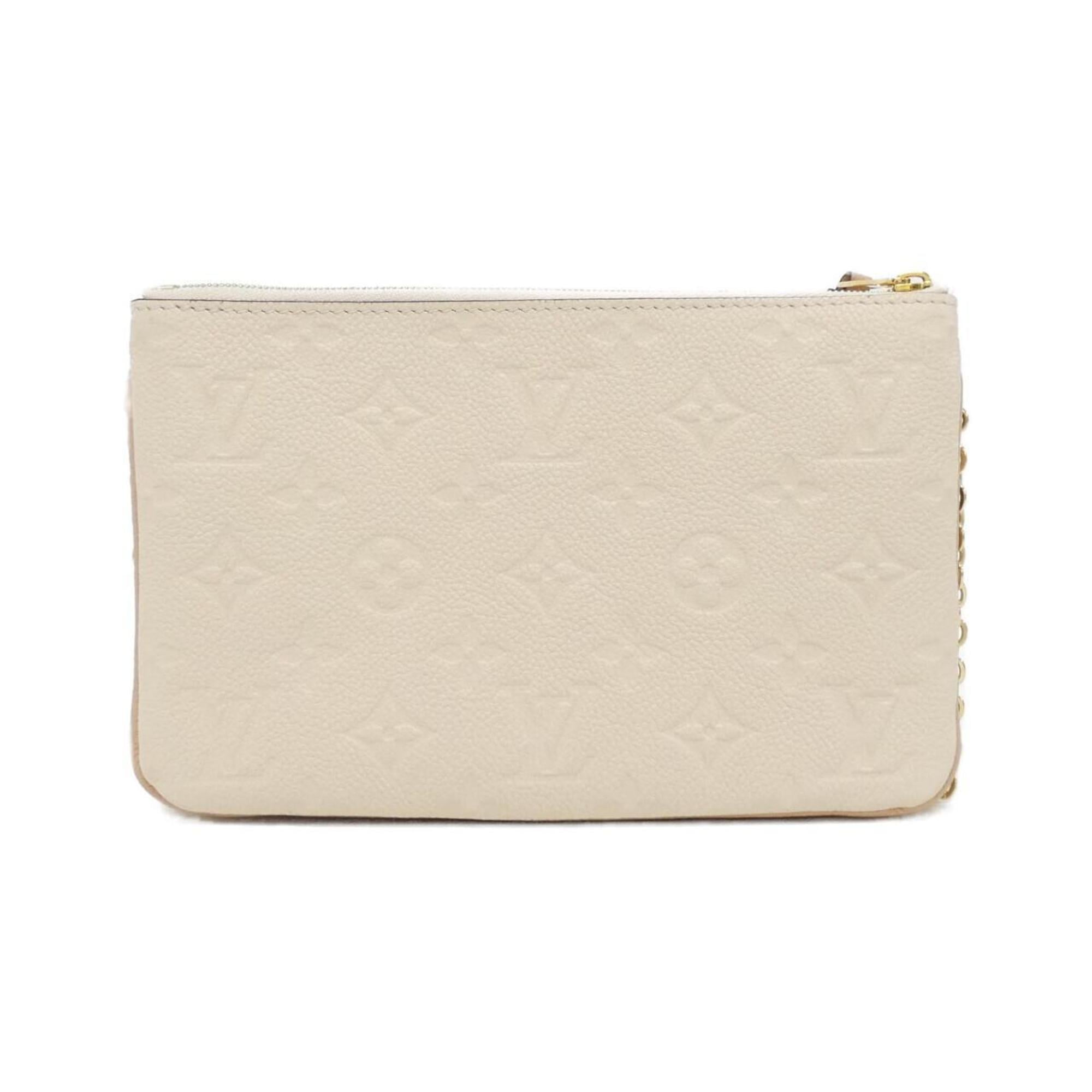 Louis Vuitton Beige Leather Pochette Shoulder Bag