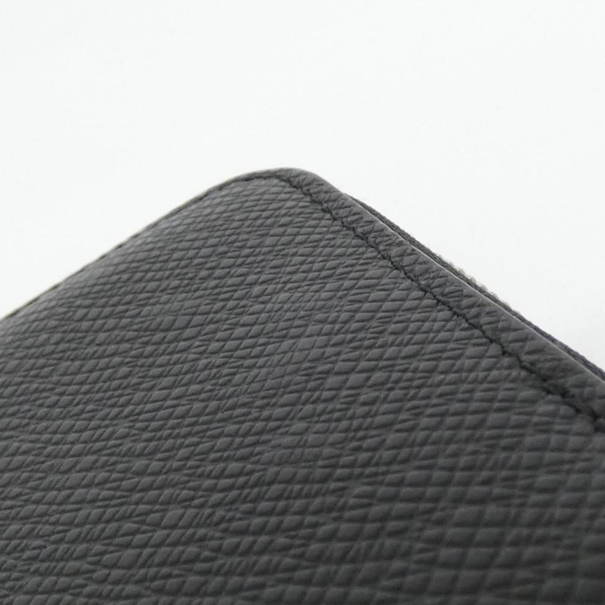 Louis Vuitton Black Leather Long Wallet