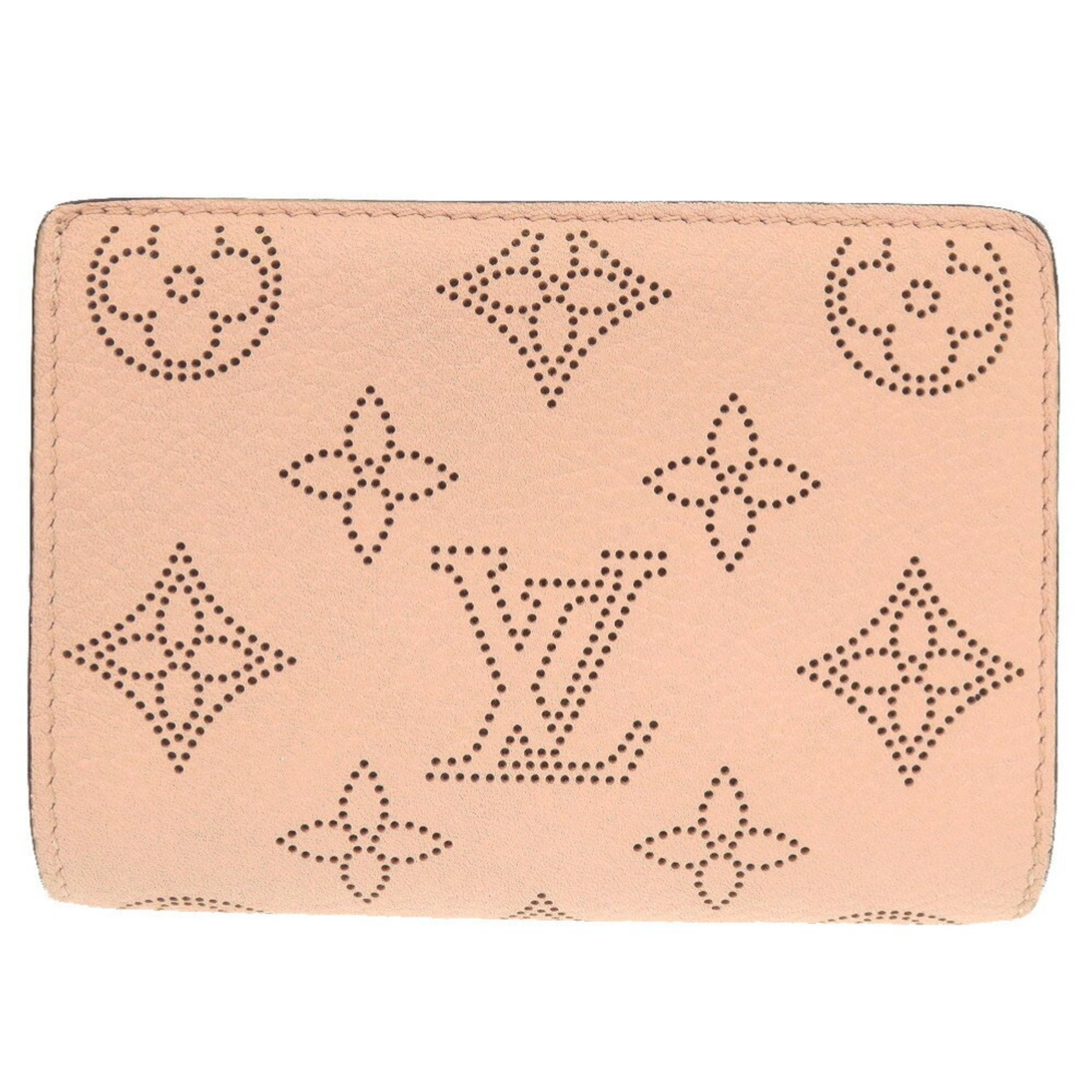 Louis Vuitton Magnolia Pink Mahina Leather Wallet