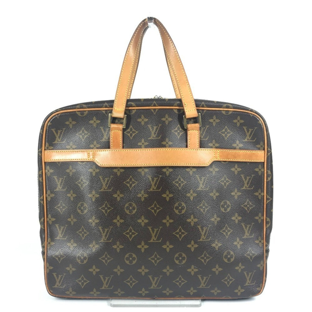 Louis Vuitton Brown Monogram Canvas Handbag Tote Bag