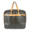 Louis Vuitton Brown Monogram Canvas Handbag Tote Bag