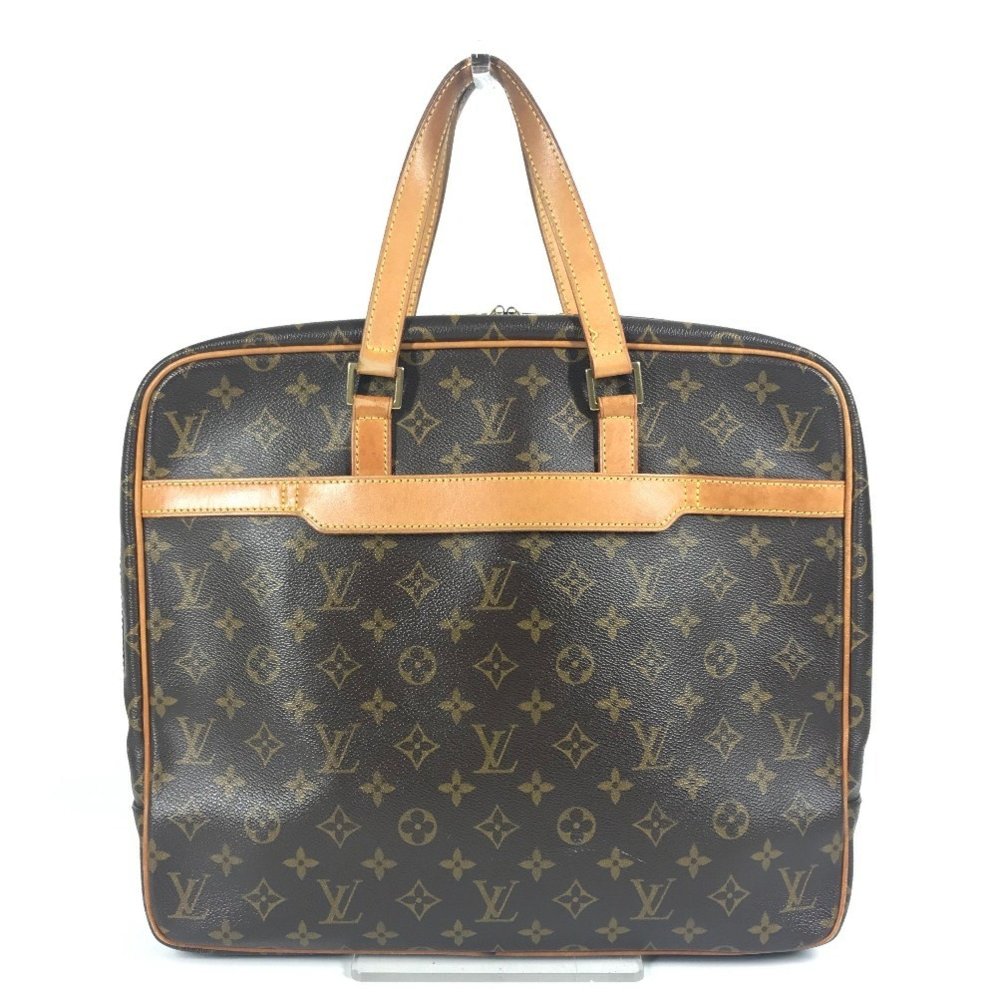 Louis Vuitton Brown Monogram Canvas Handbag Tote Bag