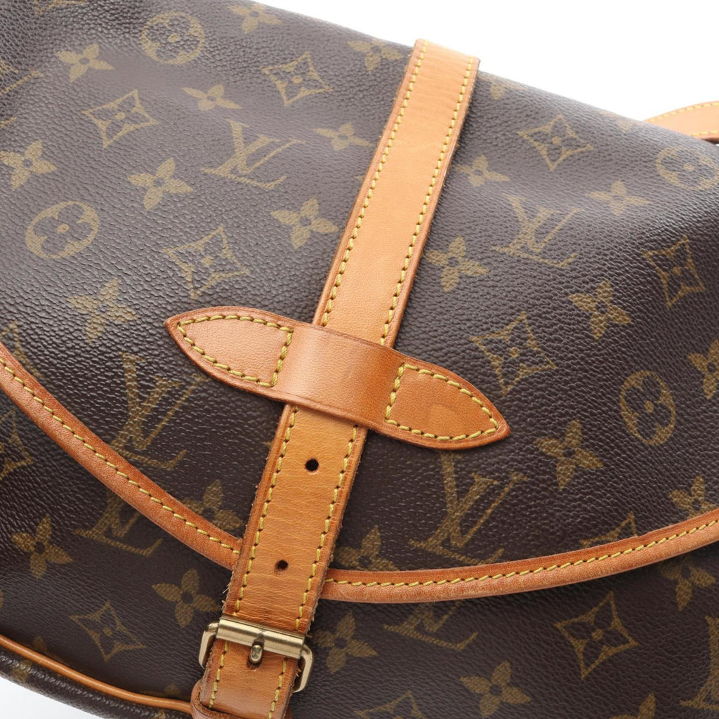 Louis Vuitton Brown Monogram Monogram Leather Handbag Shoulder Bag