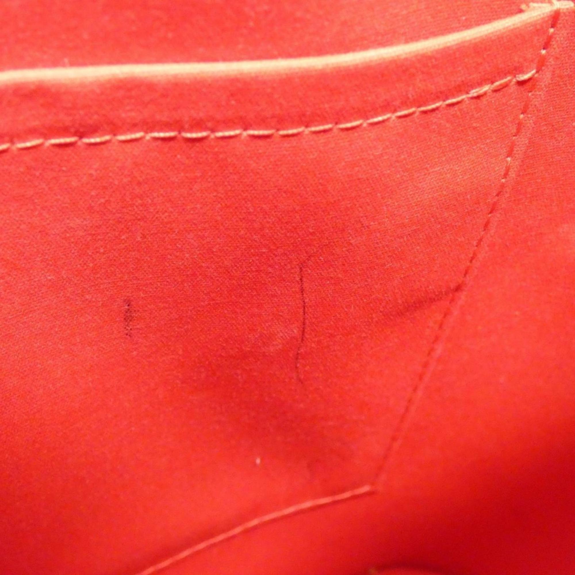 Louis Vuitton Cerise Red Color Leather Handbag