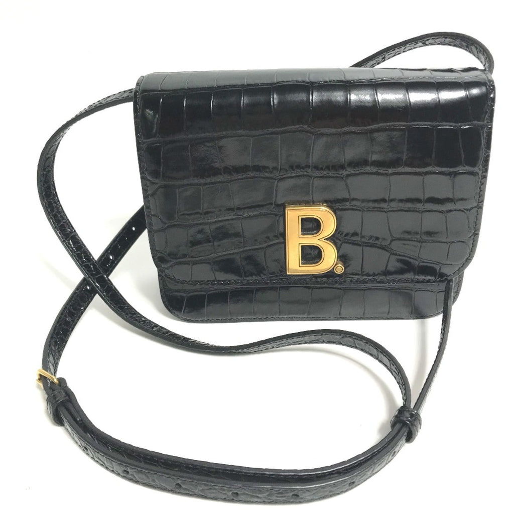 Balenciaga Black Leather Shoulder