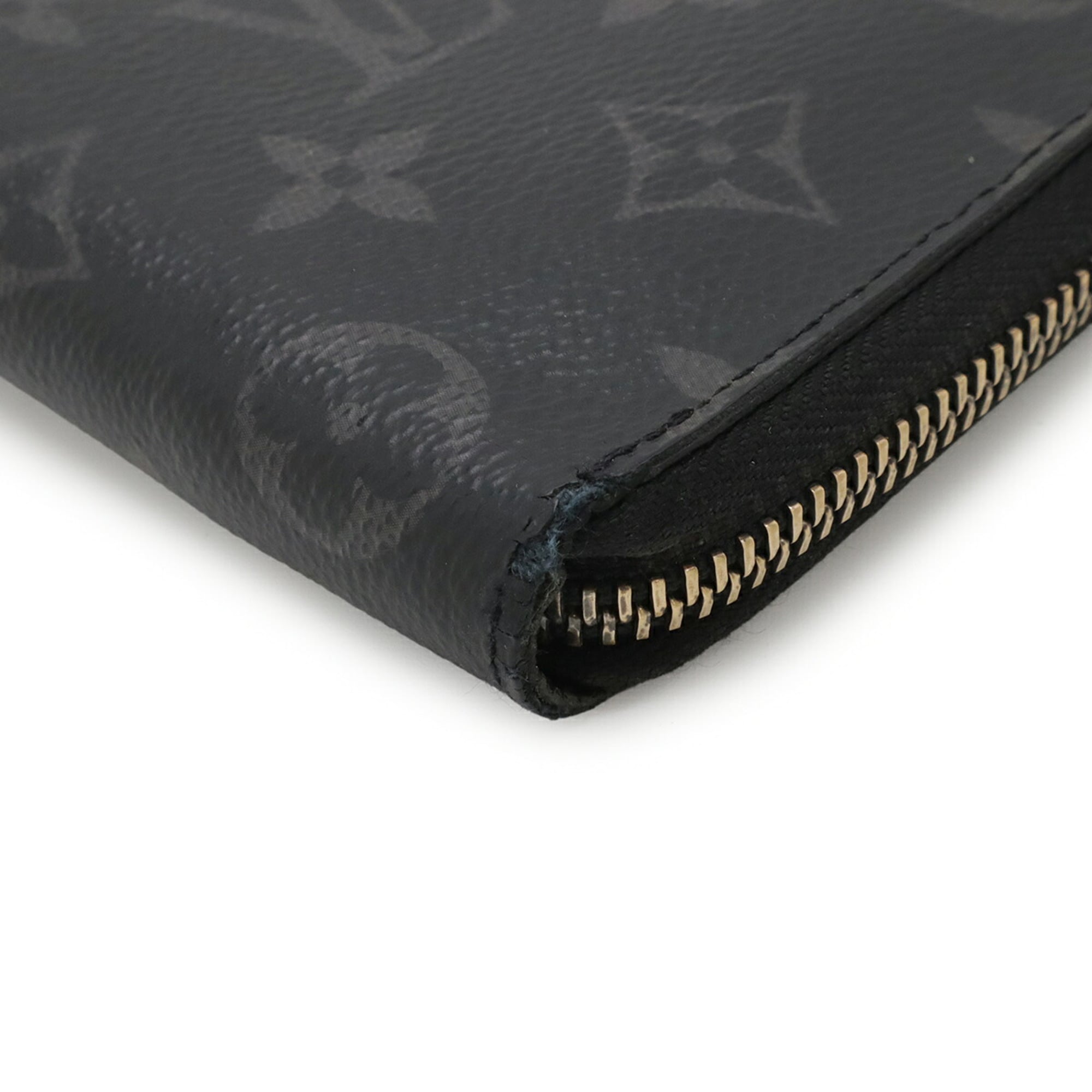 Louis Vuitton Black Gray Monogram Eclipse Monogram Eclipse Long Wallet