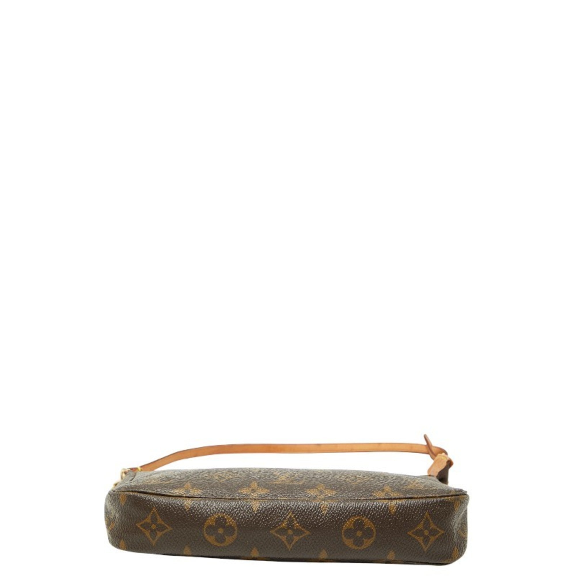 Louis Vuitton Brown Pvc Leather Handbag Pochette