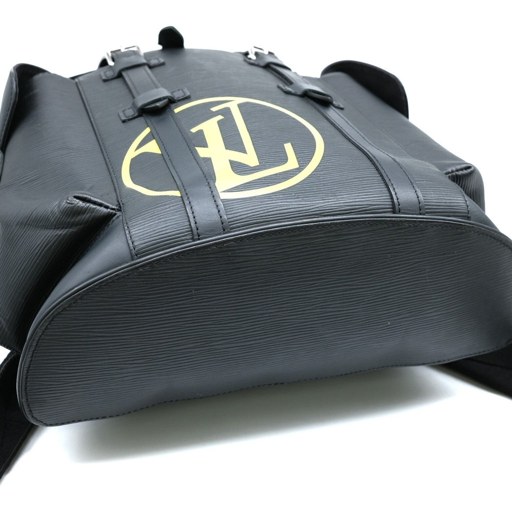 Louis Vuitton Black Epi Leather Backpack