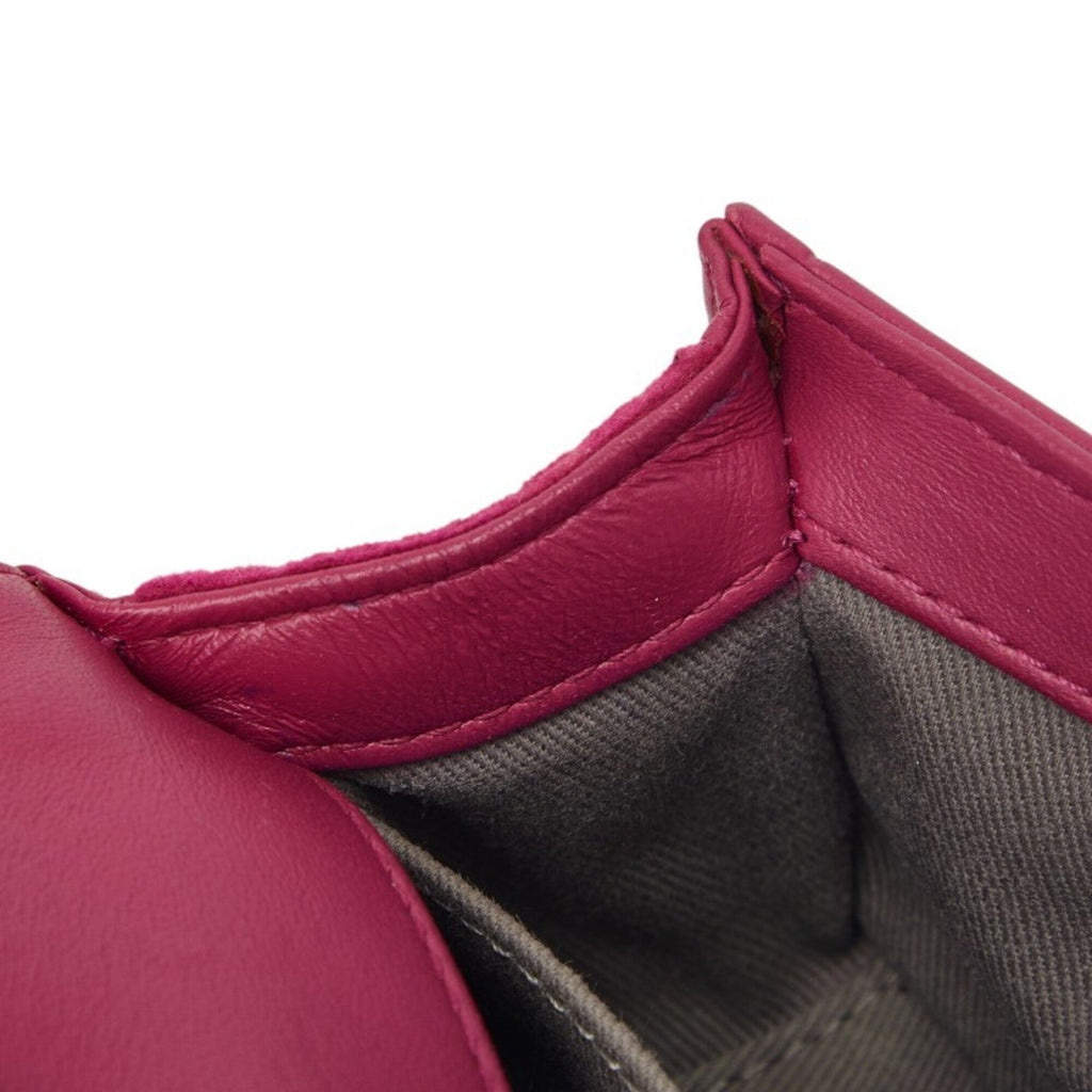 Chanel Pink Leather Shoulder Bag