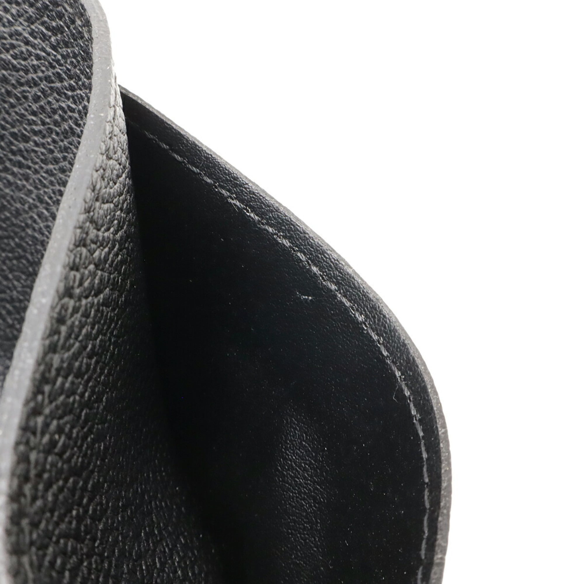 Louis Vuitton Black Noir Monogram Empreinte Leather Long Wallet