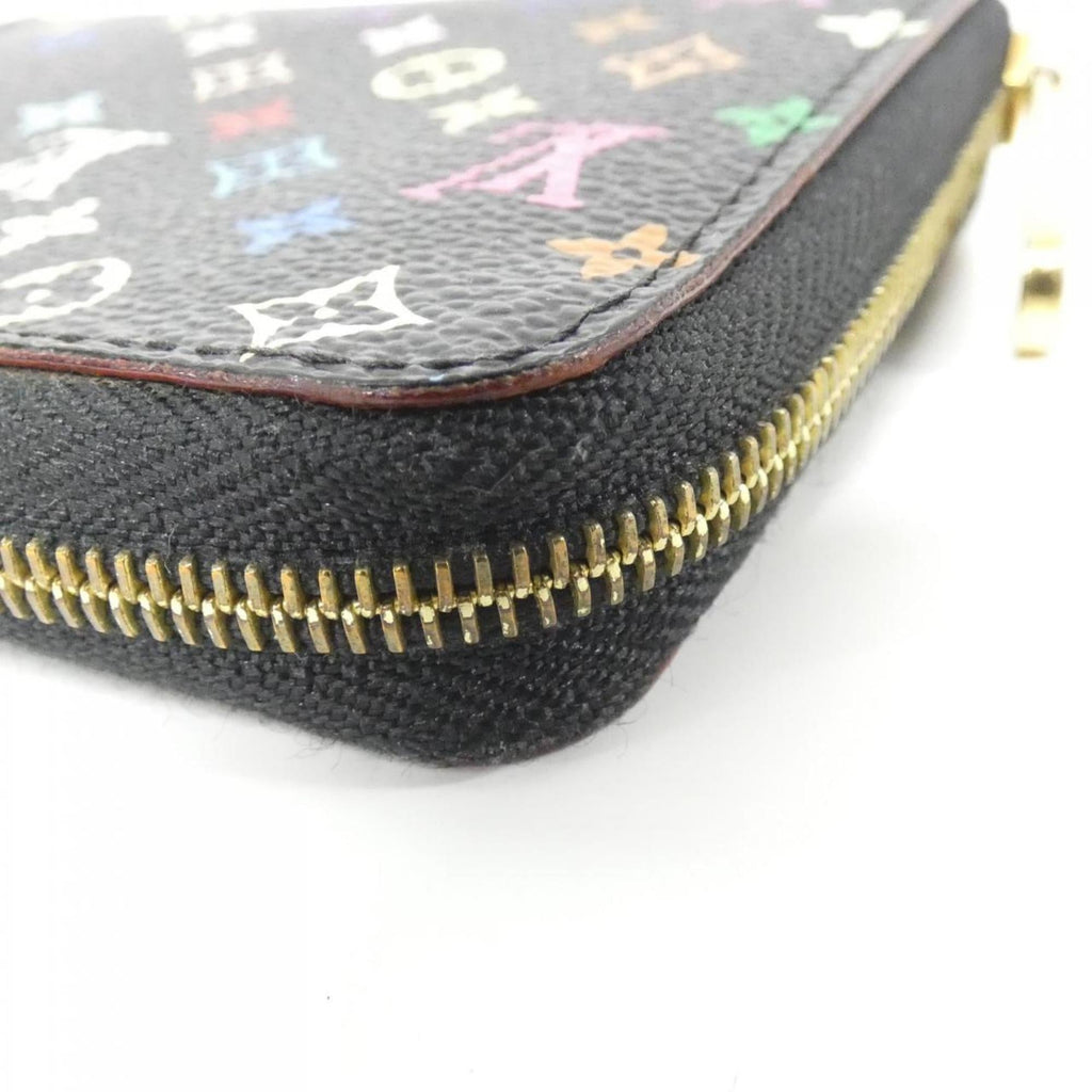 Louis Vuitton Black Grenade Coated Canvas Coin Purse/Coin Case