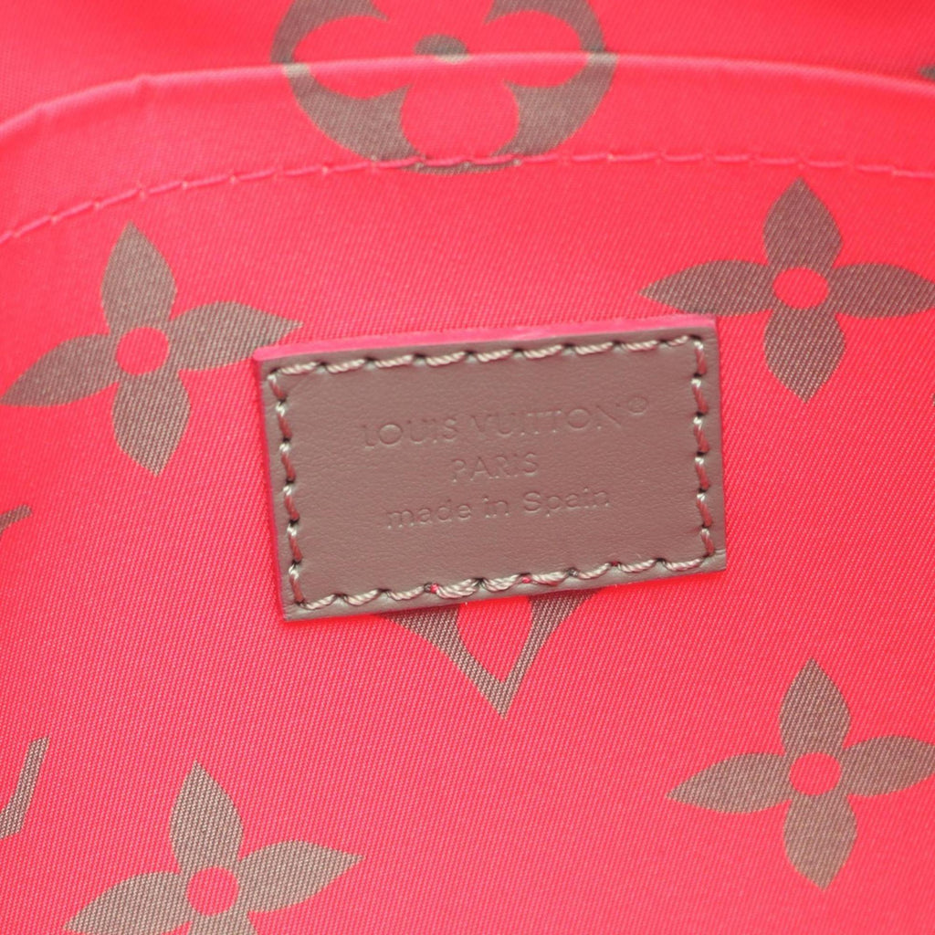 Louis Vuitton Gray Coated Canvas Leather Handbag