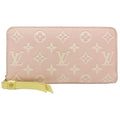 Louis Vuitton Beige Pink Yellow Monogram Empreinte Long Wallet