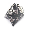 Louis Vuitton Black Noir Pink Mahina Leather Pouch