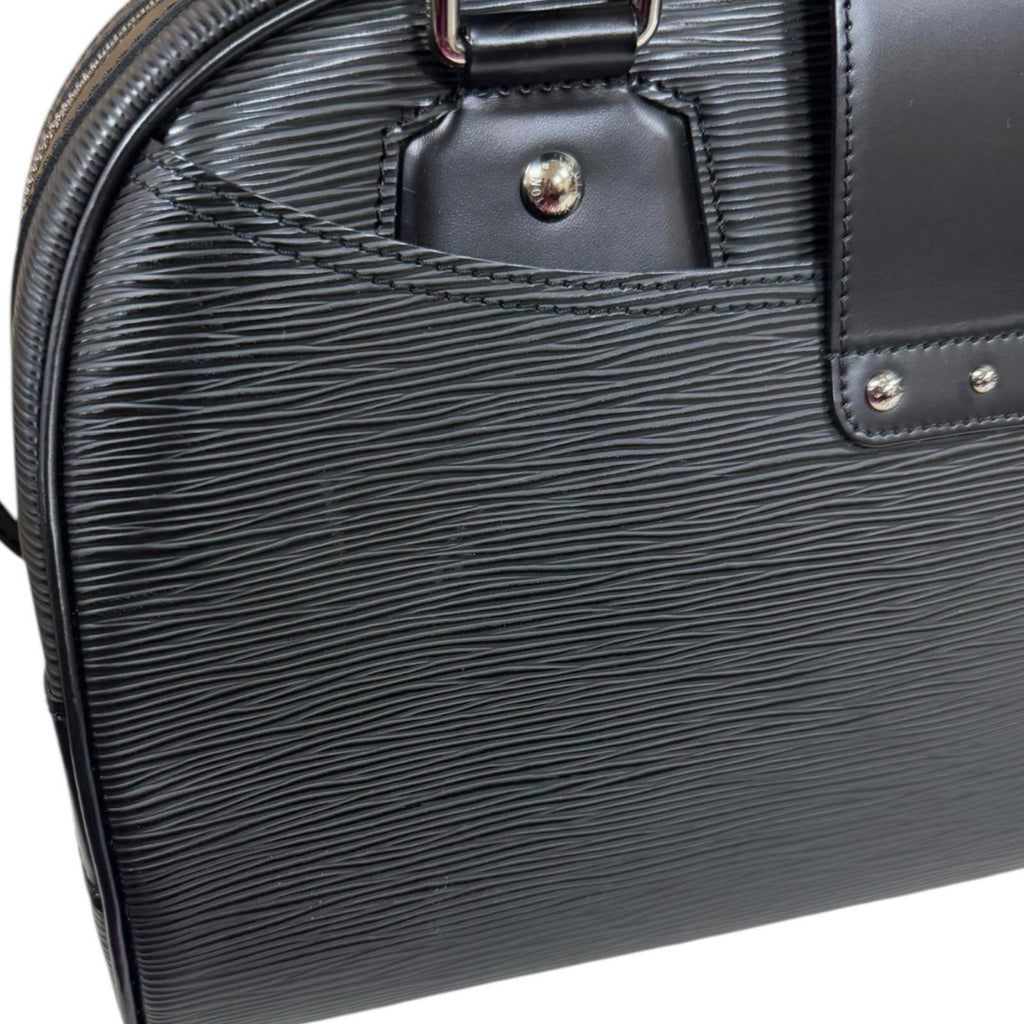 Louis Vuitton Black Epi Leather Handbag