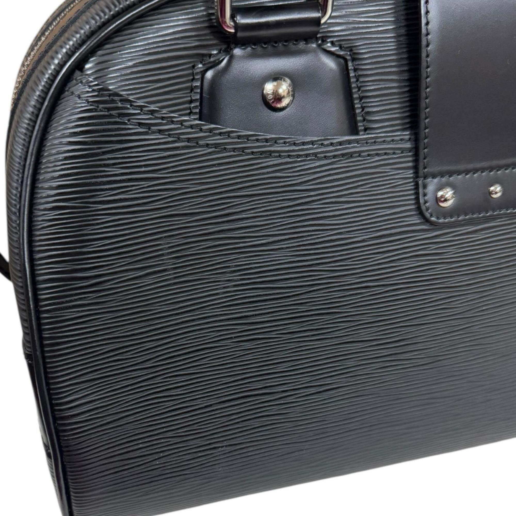 Louis Vuitton Black Epi Leather Handbag