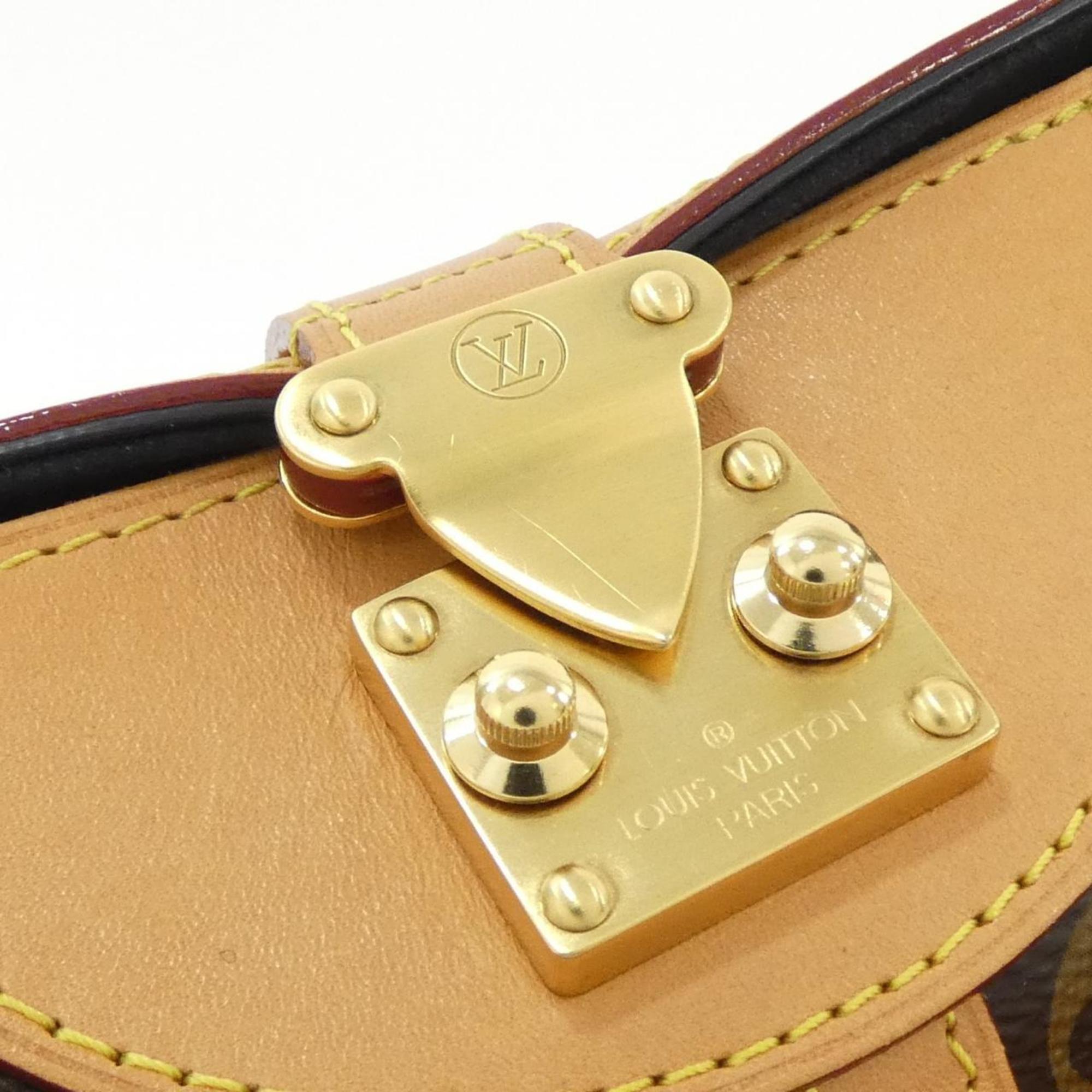 Louis Vuitton Monogram Marron Coated Canvas Handbag