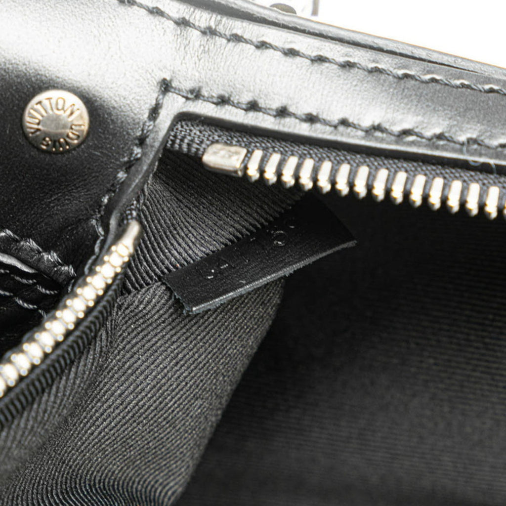 Louis Vuitton Black Leather Shoulder Bag