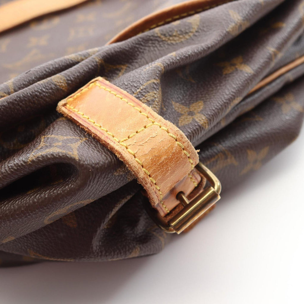 Louis Vuitton Brown Coated Canvas Pvc Leather Monogram Shoulder Bag