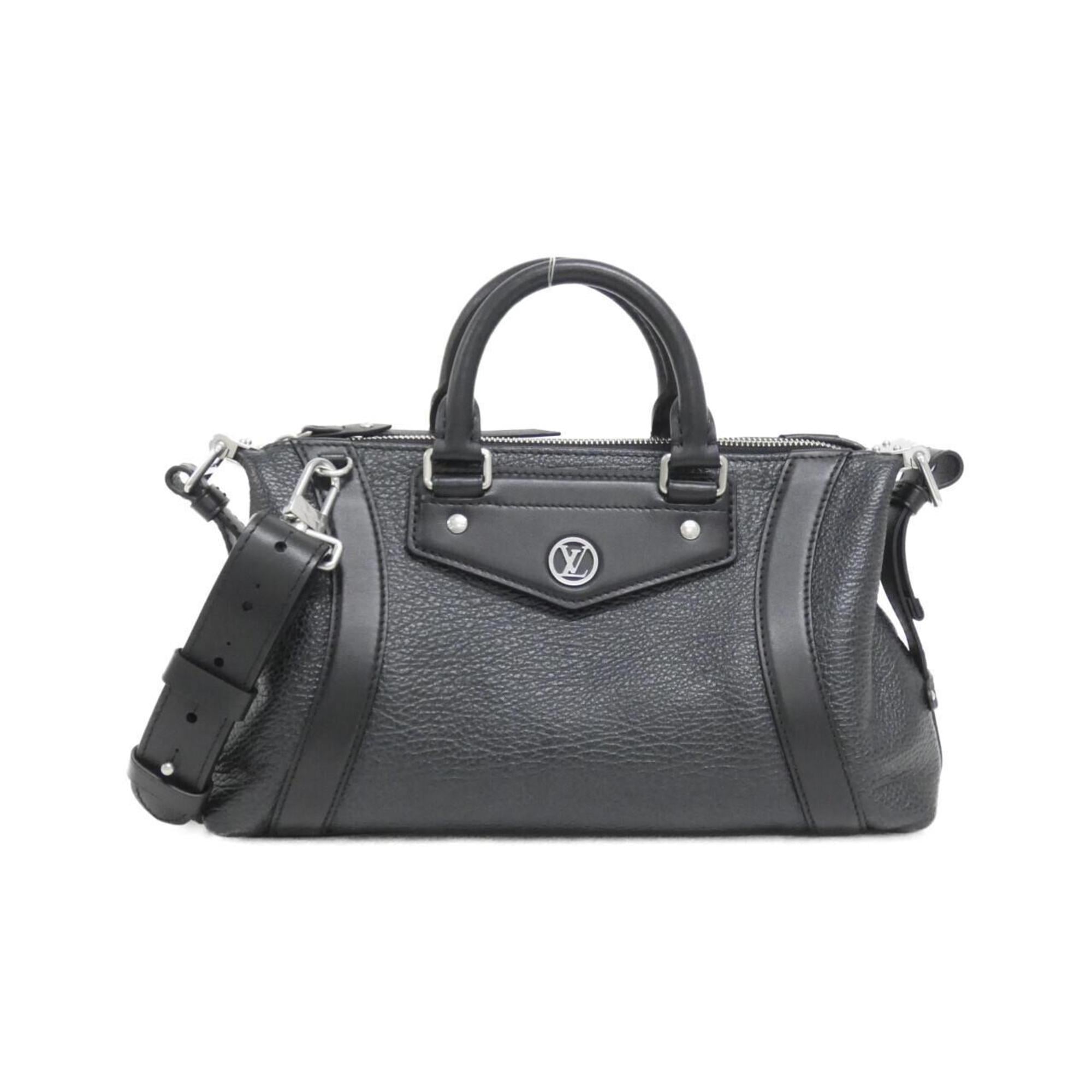 Louis Vuitton Black Leather Handbag