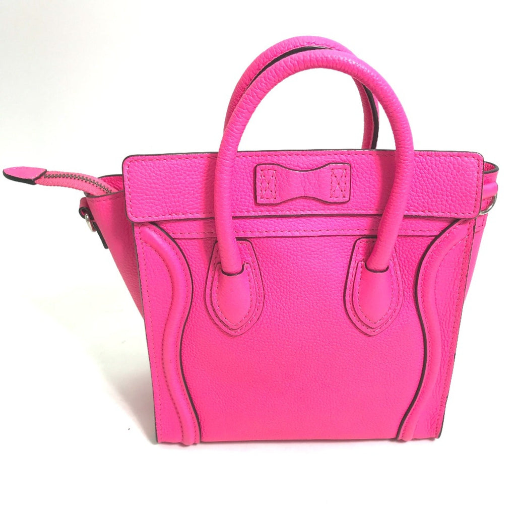 Celine Pink Leather Handbag