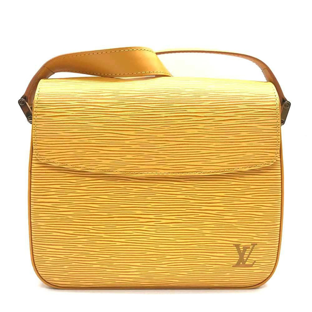Louis Vuitton Yellow Epi Leather Shoulder Bag